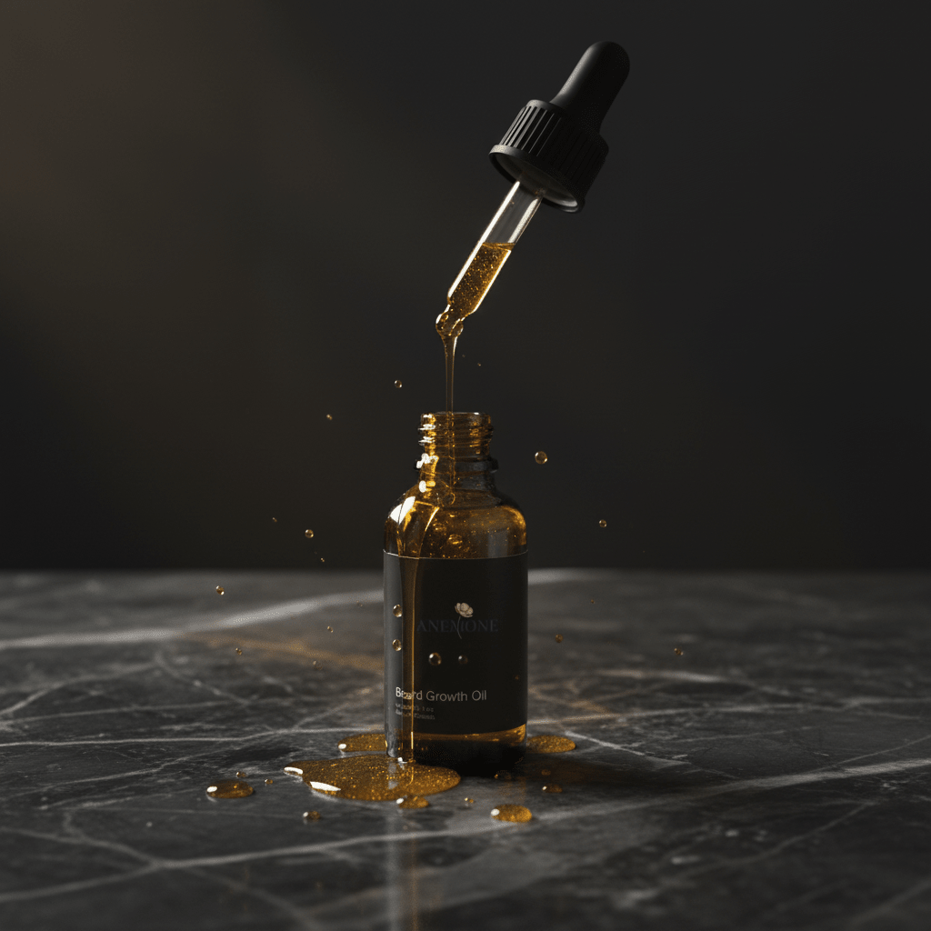 Hemp Infused Beard Growth Oil – Strengthen & Grow - Anemone
