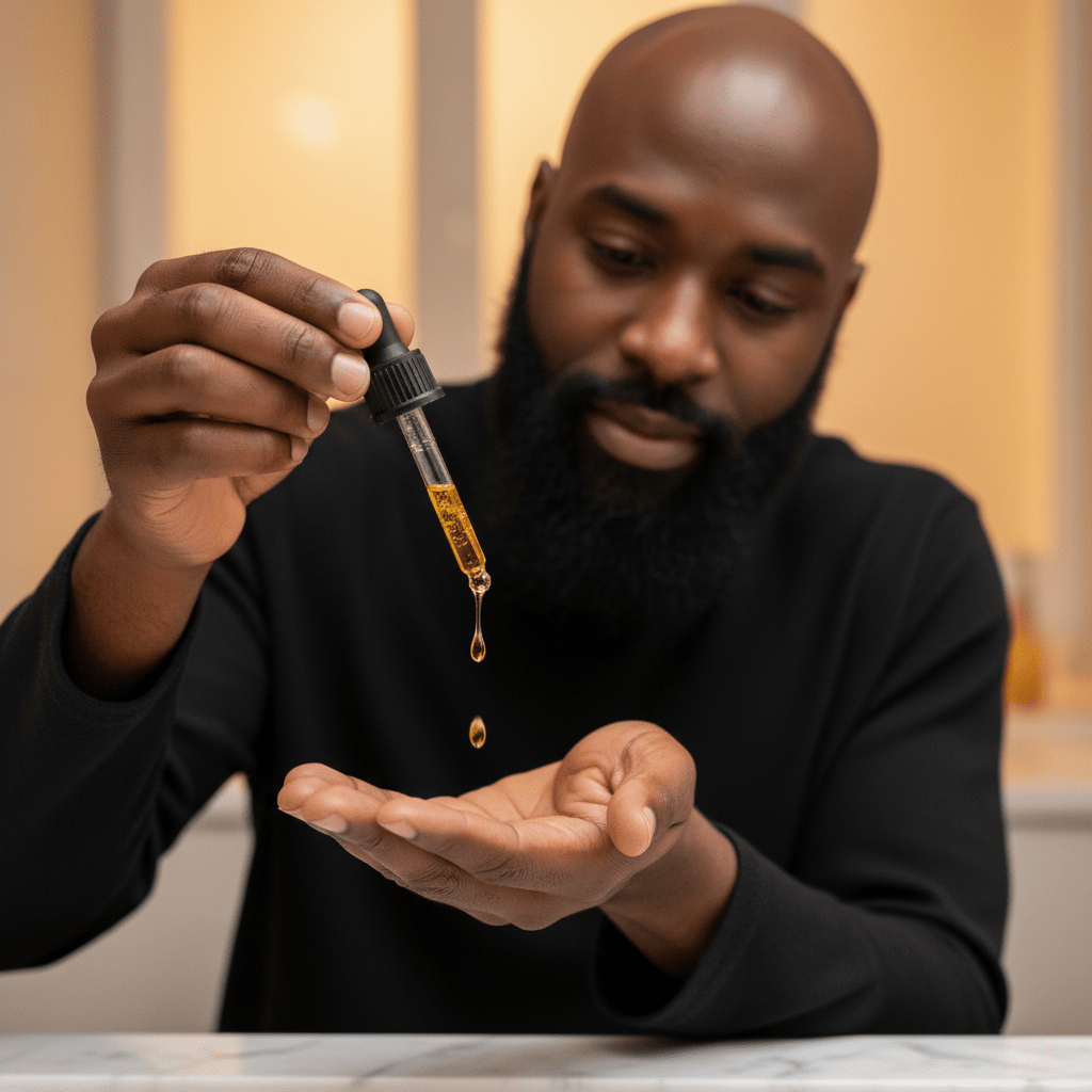 Hemp Infused Beard Growth Oil – Strengthen & Grow - Anemone