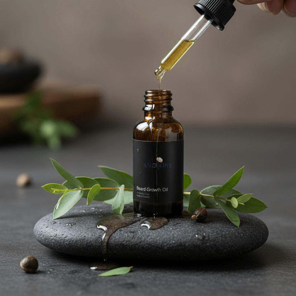 Hemp Infused Beard Growth Oil – Strengthen & Grow - Anemone