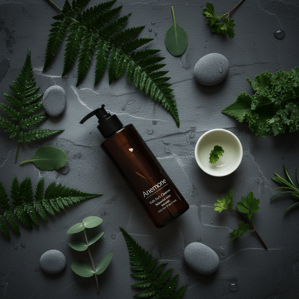 Kale & Green Tea Face Cleanser – Purify, Plump & Refresh - Anemone