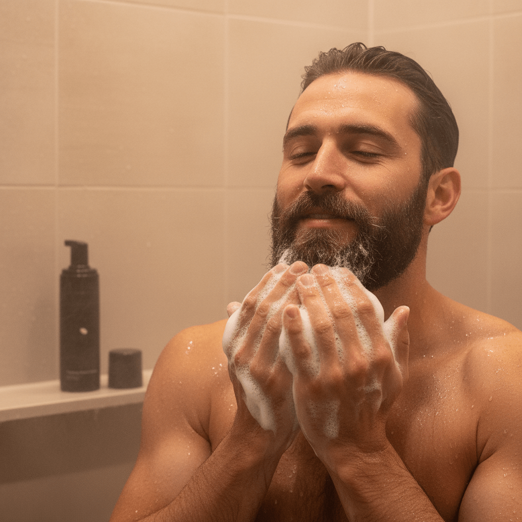 Luxe Foaming Beard Cleanser – Soften & Purify Daily Foaming Beard Wash – Clean, Fresh & Conditioned - Anemone
